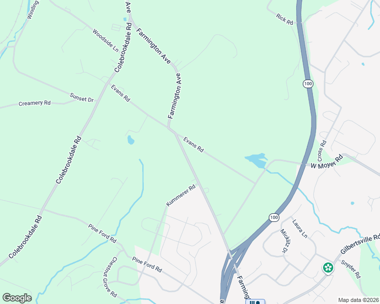 map of restaurants, bars, coffee shops, grocery stores, and more near 476 Evans Road in Pottstown