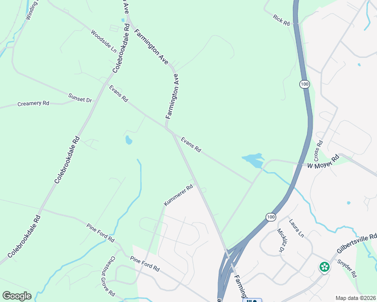 map of restaurants, bars, coffee shops, grocery stores, and more near 476 Evans Road in Pottstown