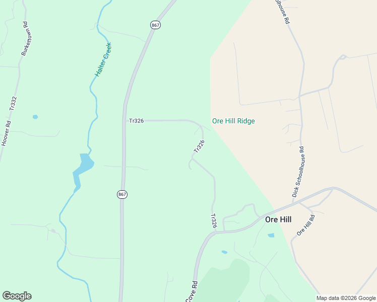 map of restaurants, bars, coffee shops, grocery stores, and more near 275 Tr326 in Roaring Spring