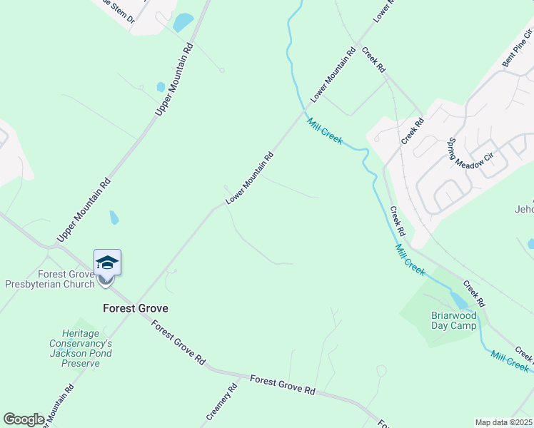 map of restaurants, bars, coffee shops, grocery stores, and more near 4065 Lower Mountain Road in New Hope