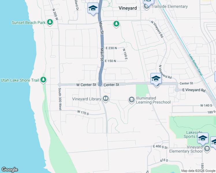 map of restaurants, bars, coffee shops, grocery stores, and more near 8 Sterling Loop in Vineyard
