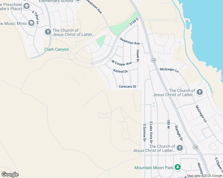map of restaurants, bars, coffee shops, grocery stores, and more near 3559 South Harrier Drive in Saratoga Springs