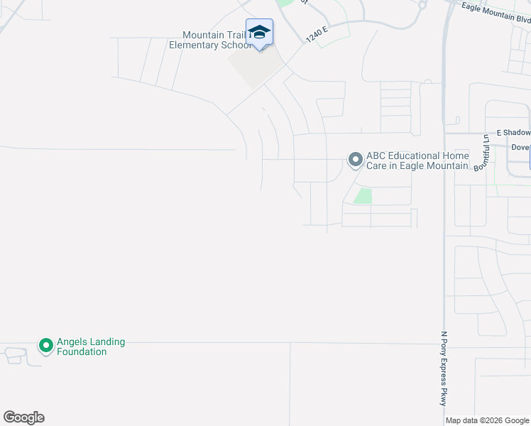 map of restaurants, bars, coffee shops, grocery stores, and more near Unnamed Road in Eagle Mountain