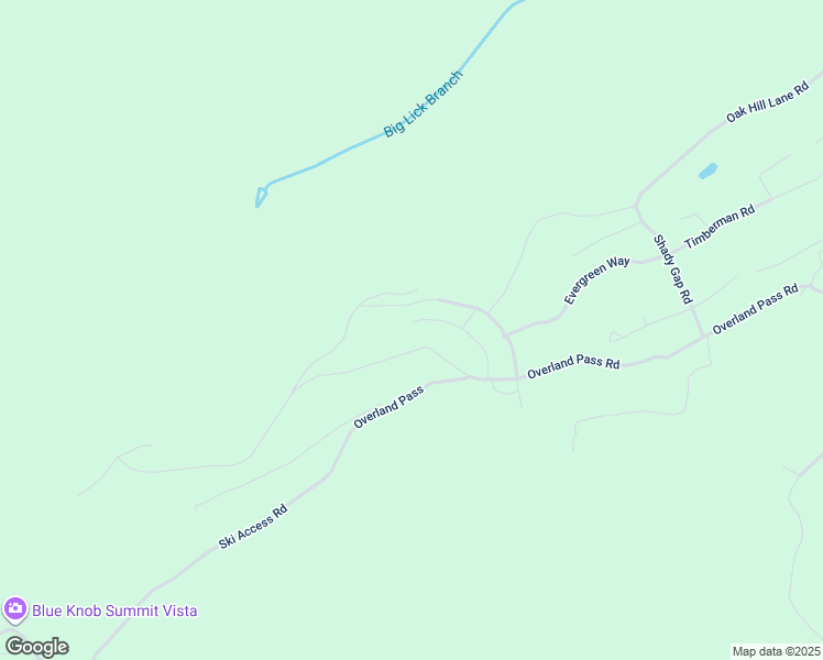 map of restaurants, bars, coffee shops, grocery stores, and more near 215 East Valley Point Lane in Claysburg