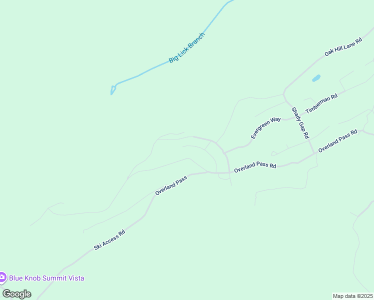 map of restaurants, bars, coffee shops, grocery stores, and more near 203 East Valley Point Lane in Claysburg