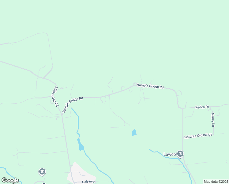 map of restaurants, bars, coffee shops, grocery stores, and more near 482 Sample Bridge Road in Enola