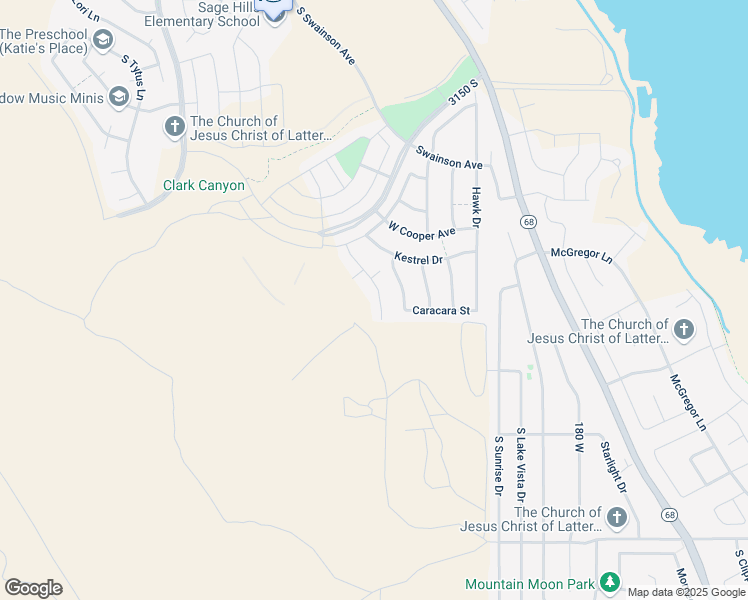 map of restaurants, bars, coffee shops, grocery stores, and more near 3559 South Harrier Drive in Saratoga Springs