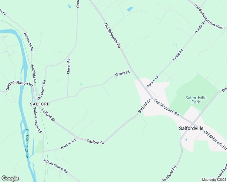 map of restaurants, bars, coffee shops, grocery stores, and more near 2006 Quarry Road in Harleysville