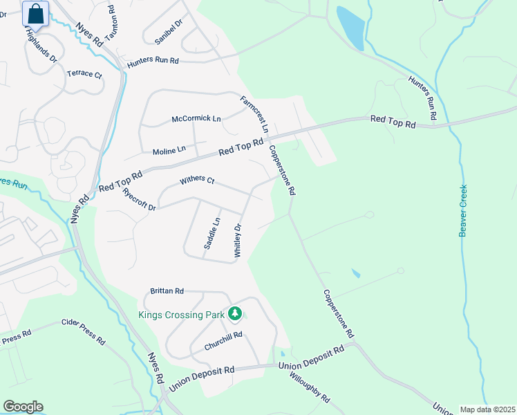 map of restaurants, bars, coffee shops, grocery stores, and more near 6285 Withers Court in Harrisburg