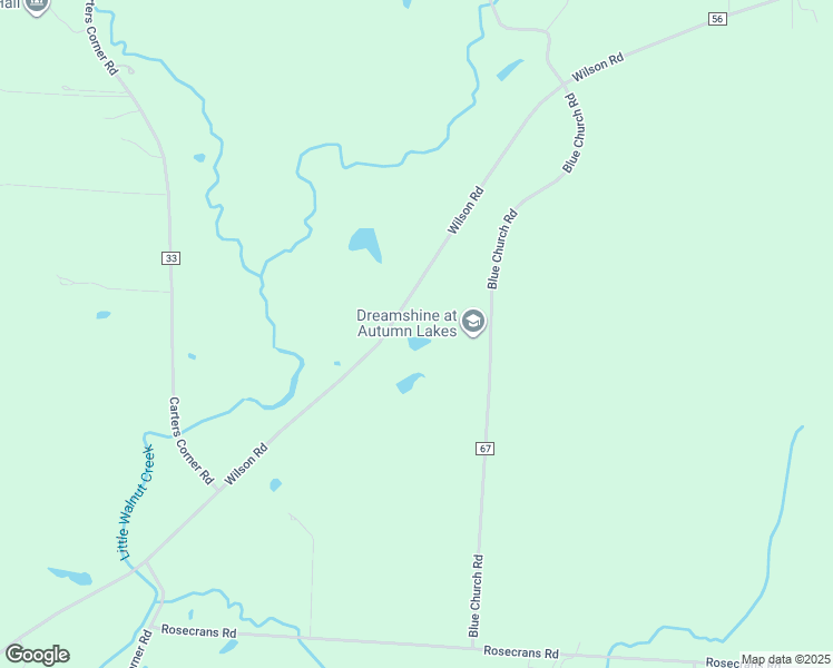 map of restaurants, bars, coffee shops, grocery stores, and more near 3654 Wilson Road in Sunbury