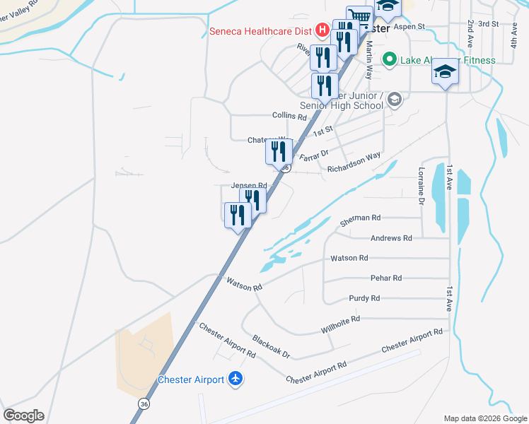 map of restaurants, bars, coffee shops, grocery stores, and more near 154-244 Carol Avenue in Chester