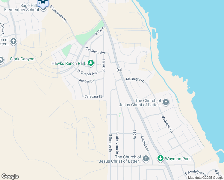 map of restaurants, bars, coffee shops, grocery stores, and more near 1870 East Sunrise Drive in Saratoga Springs