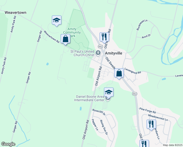 map of restaurants, bars, coffee shops, grocery stores, and more near 2004 Weavertown Road in Douglassville