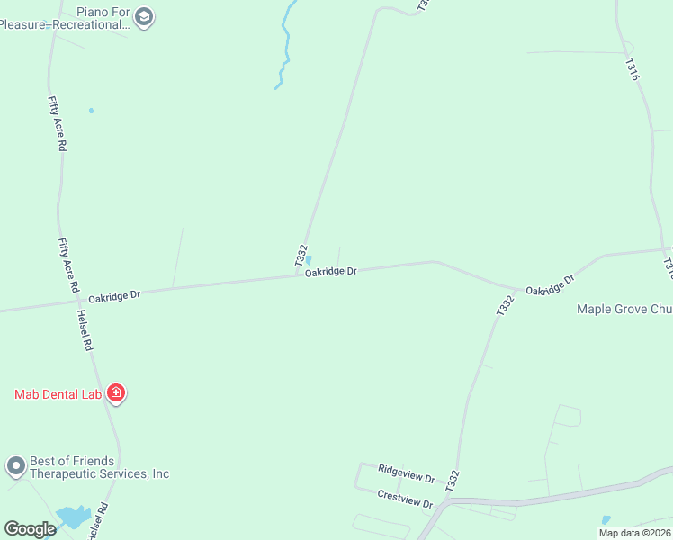 map of restaurants, bars, coffee shops, grocery stores, and more near 1360 Oakridge Drive in Salix