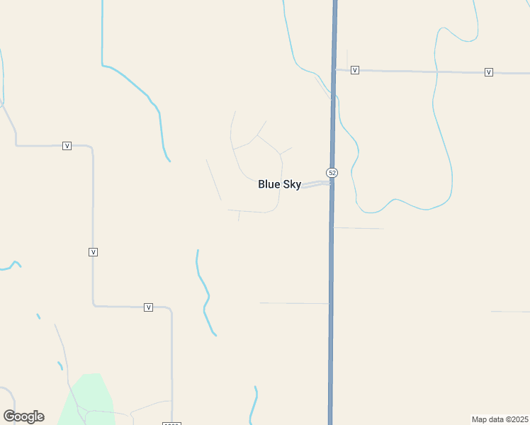 map of restaurants, bars, coffee shops, grocery stores, and more near in Blue Sky