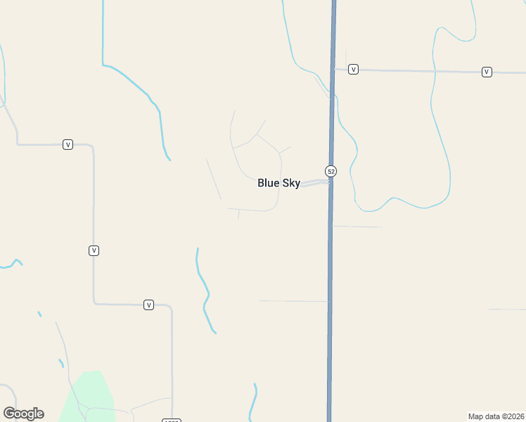 map of restaurants, bars, coffee shops, grocery stores, and more near in Blue Sky