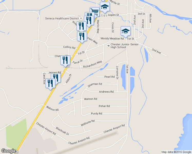 map of restaurants, bars, coffee shops, grocery stores, and more near 666 Pearl Road in Westwood