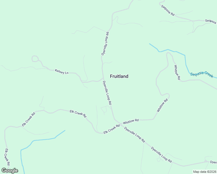 map of restaurants, bars, coffee shops, grocery stores, and more near 10189 Dyerville Loop Road in Myers Flat