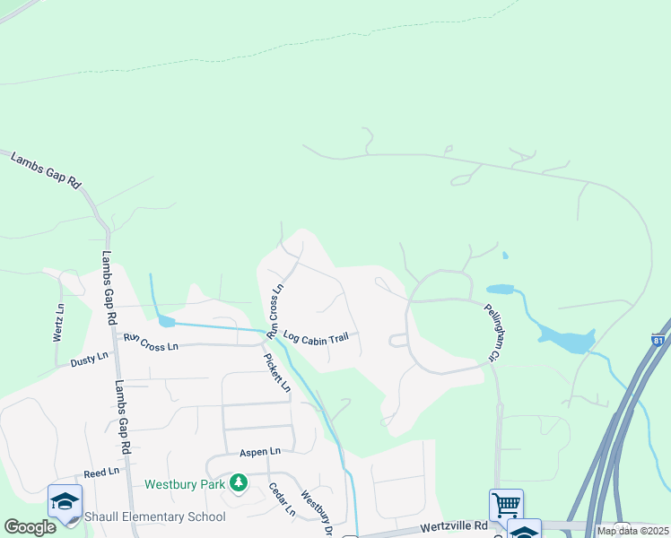 map of restaurants, bars, coffee shops, grocery stores, and more near 6085 Run Cross Lane in Enola