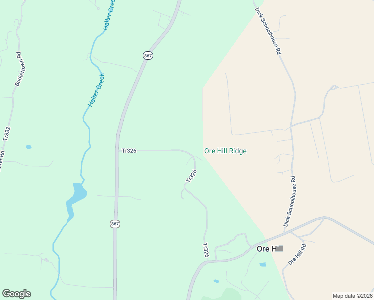 map of restaurants, bars, coffee shops, grocery stores, and more near 275 Tr326 in Roaring Spring