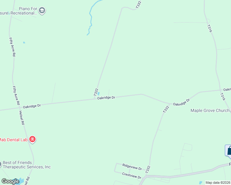 map of restaurants, bars, coffee shops, grocery stores, and more near 1360-1538 Oakridge Drive in Salix