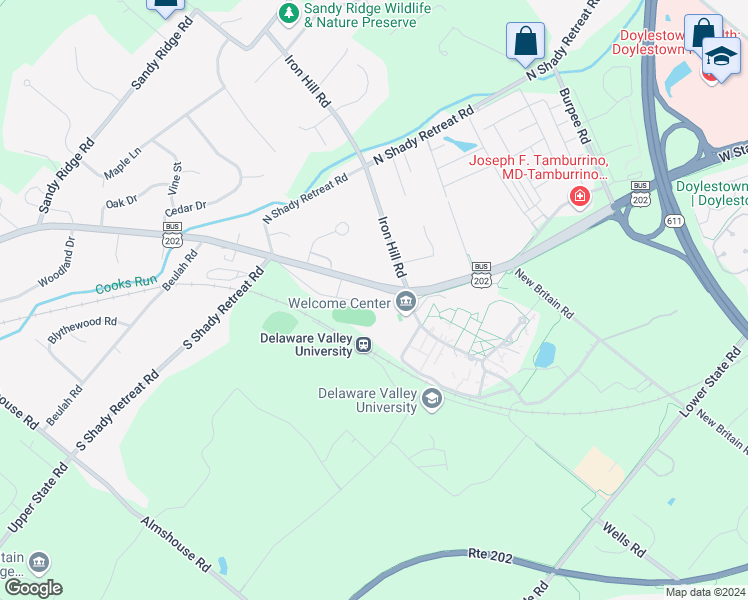 map of restaurants, bars, coffee shops, grocery stores, and more near 638 East Butler Avenue in New Britain