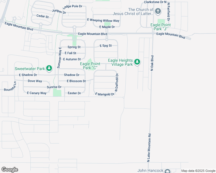 map of restaurants, bars, coffee shops, grocery stores, and more near 2349 East Sego Lily Drive in Eagle Mountain