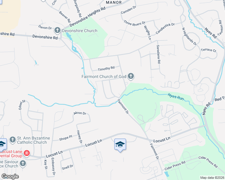 map of restaurants, bars, coffee shops, grocery stores, and more near 1236 Wheatfield Drive in Harrisburg