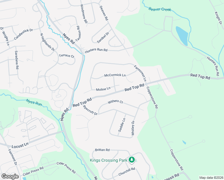 map of restaurants, bars, coffee shops, grocery stores, and more near 6449 Moline Lane in Harrisburg