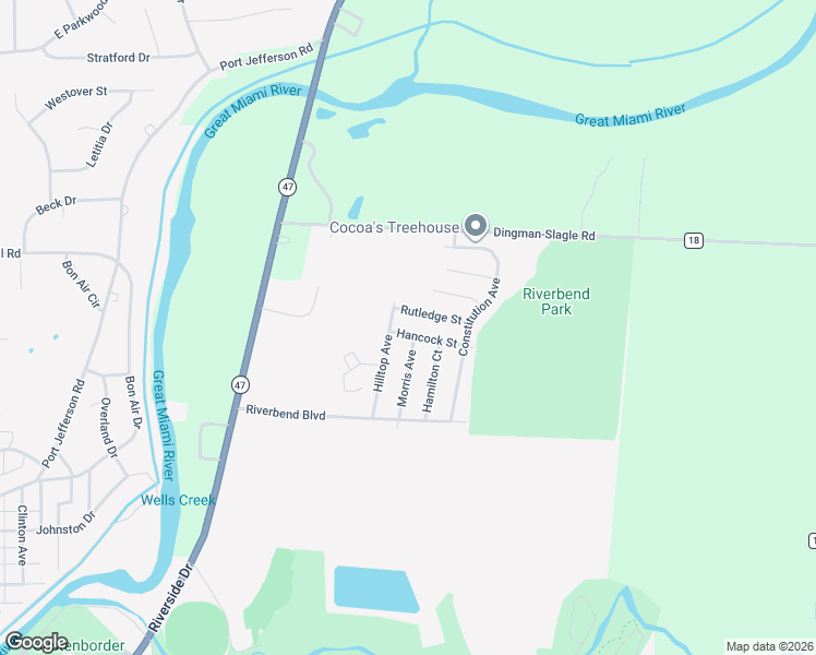 map of restaurants, bars, coffee shops, grocery stores, and more near 1241 Rutledge Street in Sidney