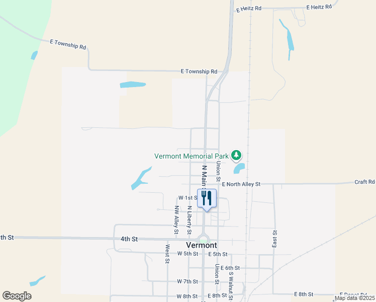 map of restaurants, bars, coffee shops, grocery stores, and more near 200 Hays Street in Vermont