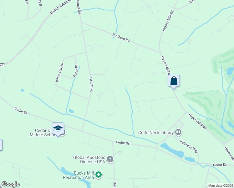 map of restaurants, bars, coffee shops, grocery stores, and more near 4 Old Stable Way in Monmouth County