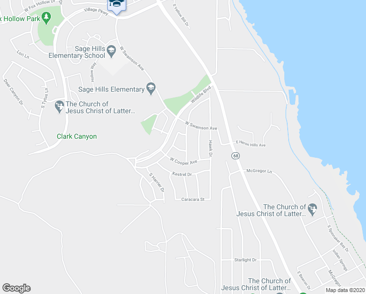 map of restaurants, bars, coffee shops, grocery stores, and more near 182 West Ferruginous Way in Saratoga Springs