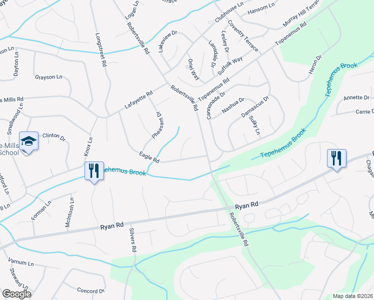 map of restaurants, bars, coffee shops, grocery stores, and more near 4 Cardinal Court in Marlboro