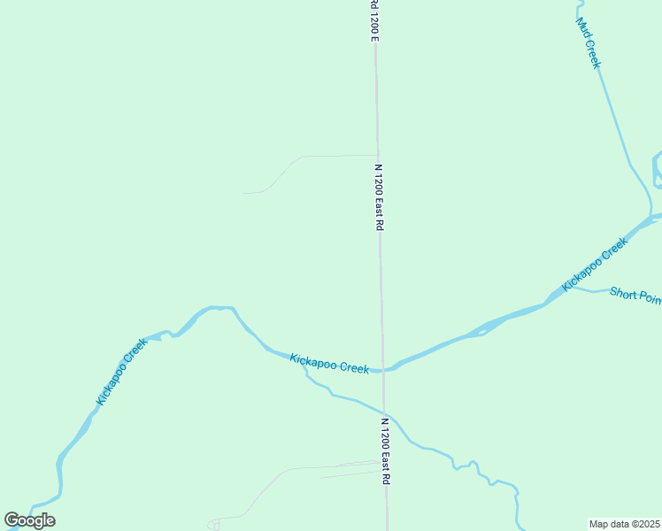map of restaurants, bars, coffee shops, grocery stores, and more near 1476 North 1200 East Road in Heyworth