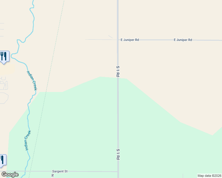 map of restaurants, bars, coffee shops, grocery stores, and more near 22999 South 1 Road in Beatrice