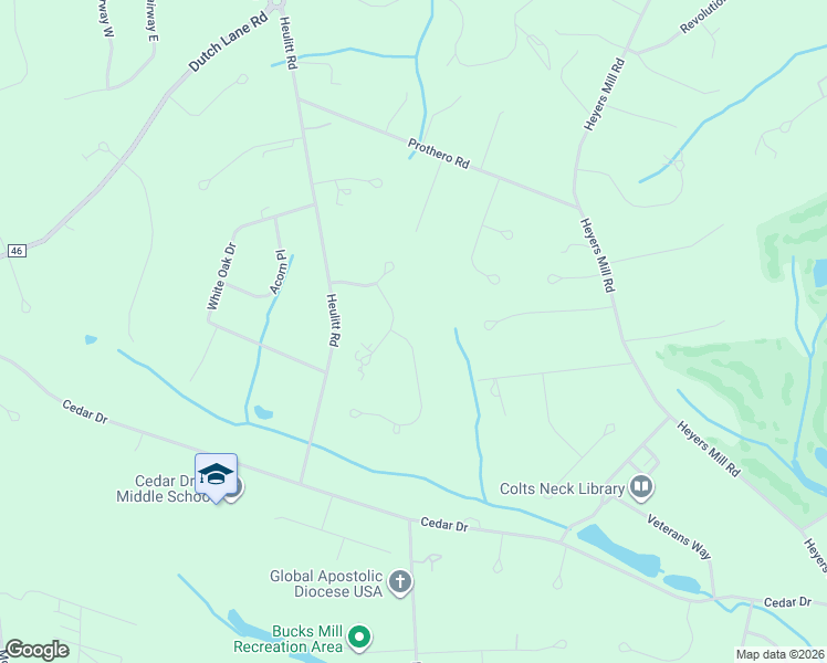 map of restaurants, bars, coffee shops, grocery stores, and more near 4 Old Stable Way in Monmouth County