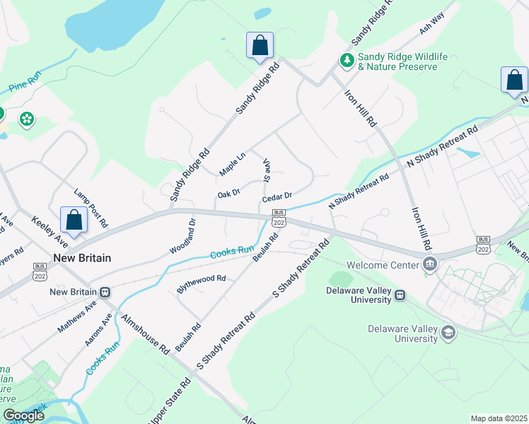 map of restaurants, bars, coffee shops, grocery stores, and more near 10 Beulah Road in New Britain