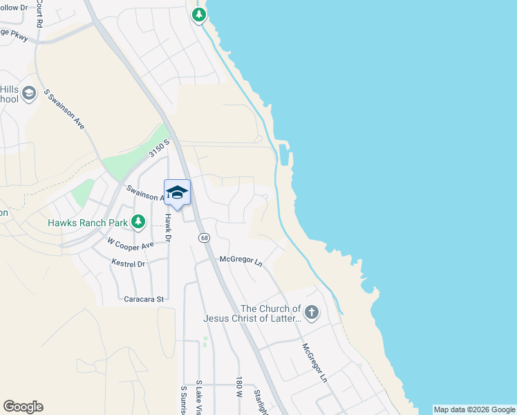 map of restaurants, bars, coffee shops, grocery stores, and more near 3329 East Zigzag Heron Drive in Saratoga Springs