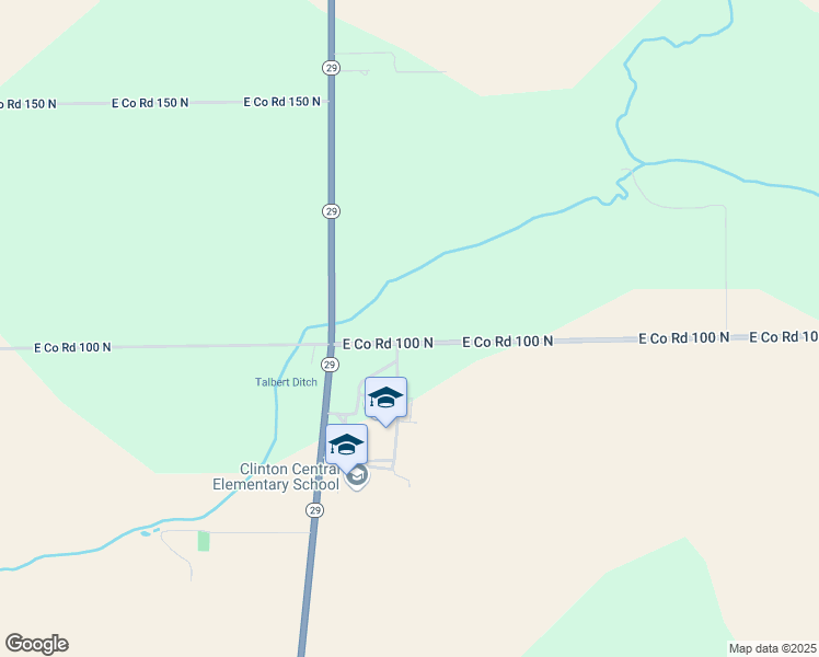 map of restaurants, bars, coffee shops, grocery stores, and more near 6164 East Co Road 100 North in Michigantown