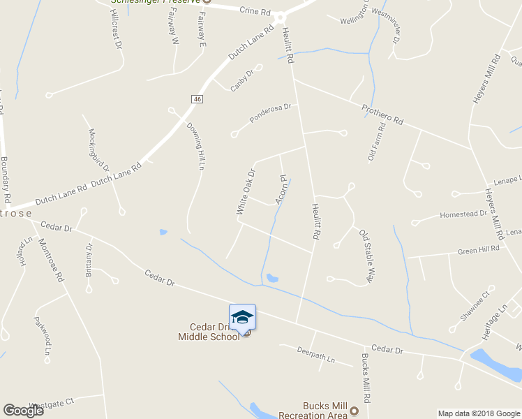 map of restaurants, bars, coffee shops, grocery stores, and more near 45 Acorn Place in Colts Neck