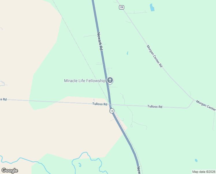 map of restaurants, bars, coffee shops, grocery stores, and more near 4831 Newark Road in Mount Vernon