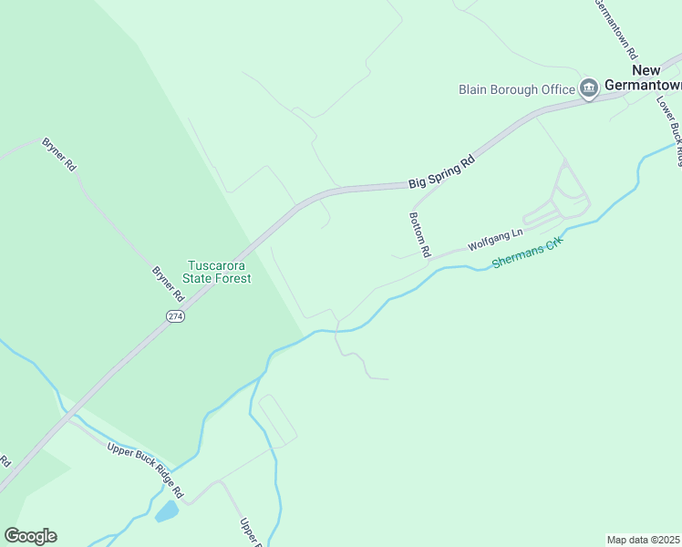 map of restaurants, bars, coffee shops, grocery stores, and more near 465 Bottom Road in Blain