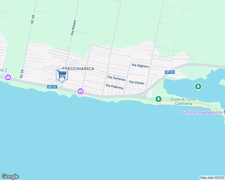 map of restaurants, bars, coffee shops, grocery stores, and more near 9 Via Bordighera in San Pietro In Bevagna
