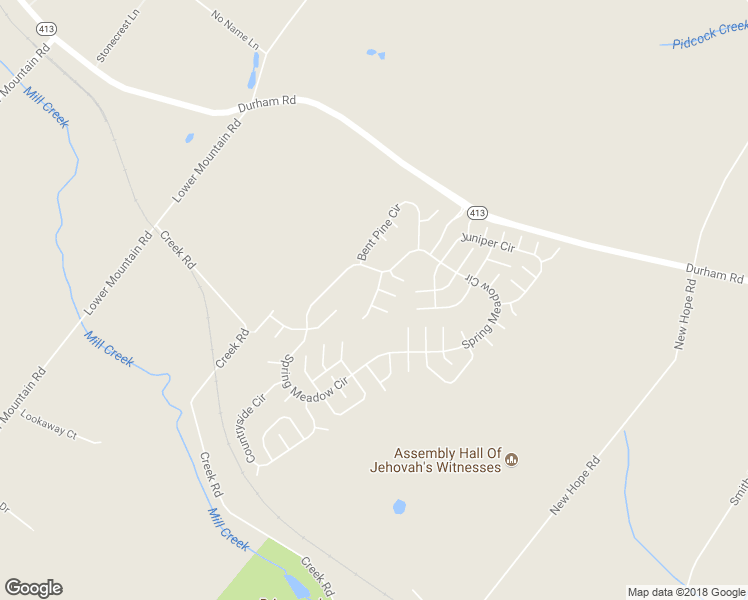 map of restaurants, bars, coffee shops, grocery stores, and more near 554 Greentree Drive in New Hope