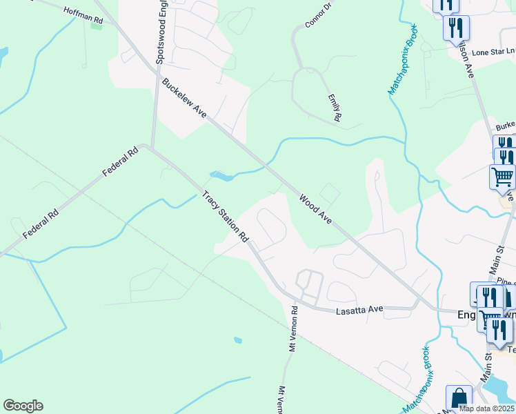 map of restaurants, bars, coffee shops, grocery stores, and more near 114 Heron Court in Manalapan Township