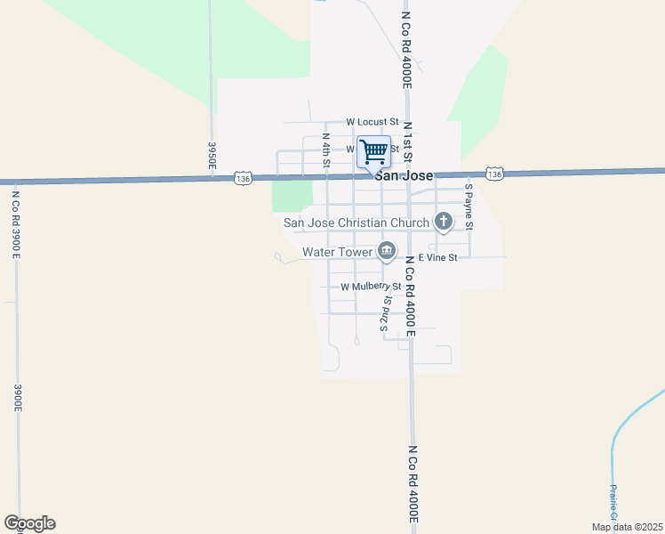 map of restaurants, bars, coffee shops, grocery stores, and more near 401-449 South 4th Street in San Jose