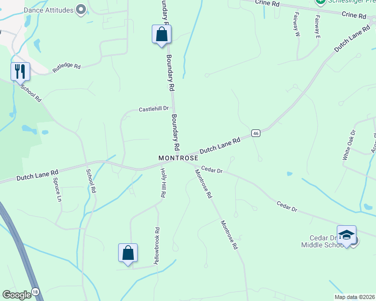 map of restaurants, bars, coffee shops, grocery stores, and more near 151 Dutch Lane Road in Colts Neck