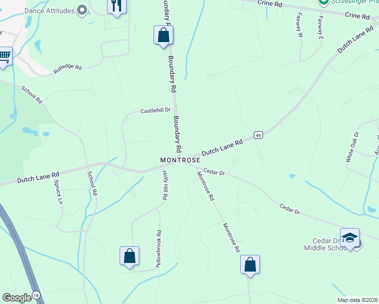map of restaurants, bars, coffee shops, grocery stores, and more near 151 Dutch Lane Road in Colts Neck