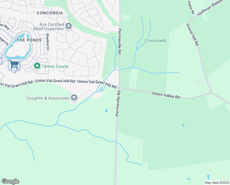 map of restaurants, bars, coffee shops, grocery stores, and more near 1539 Perrineville Road in Monroe Township